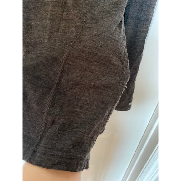 Icebreaker Bodyfit 200 New Zealand Merino L/S Baselayer  Top Brown Large *flaw - Picture 2 of 4